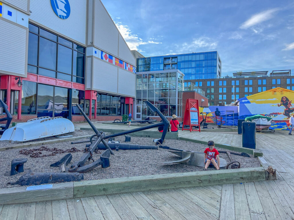 Anchors and propellers, unintentionally serving as a playground of sorts
