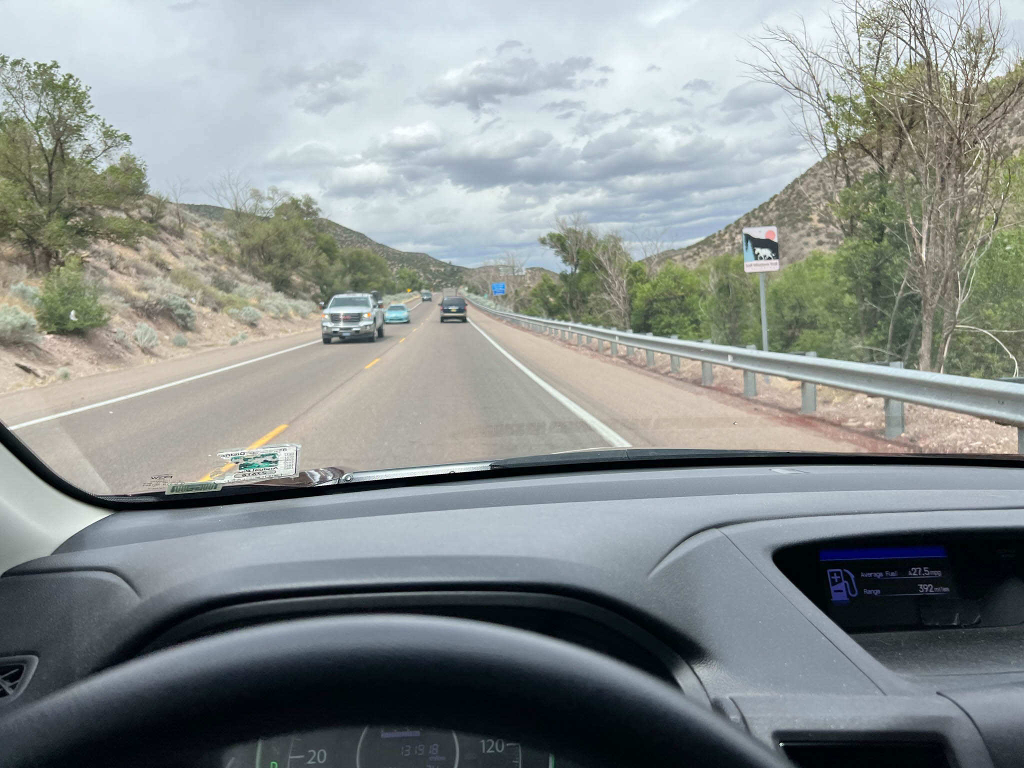 Driving the Musical Highway in Tijeras, New Mexico