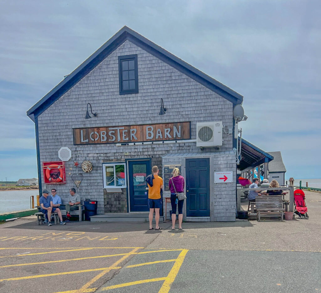 Lobster Barn at the end of Main Street in Victoria, PEI