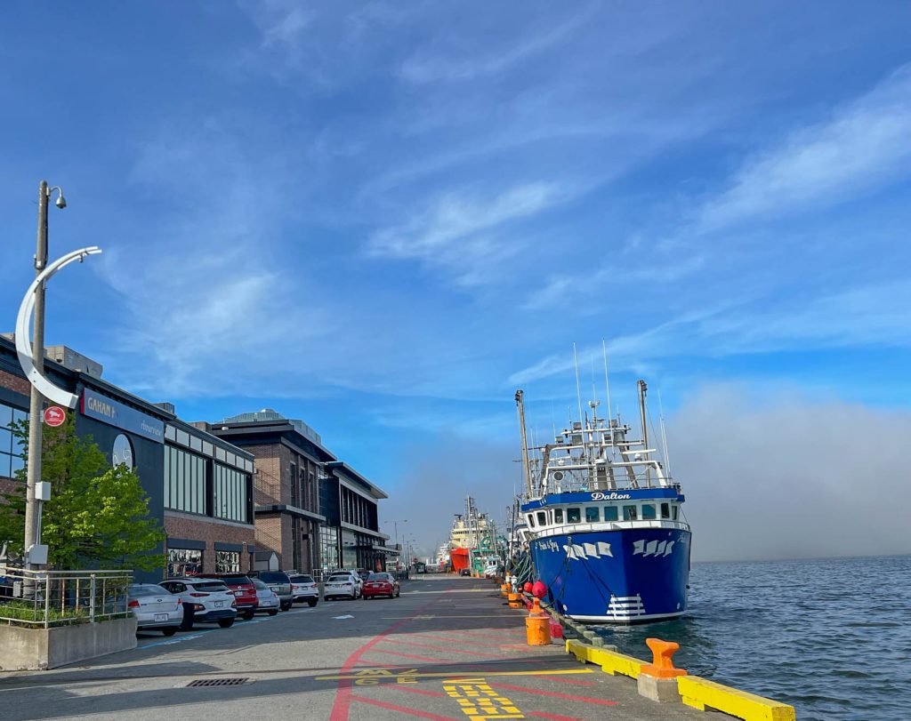 The pier at St. John's, Newfoundland