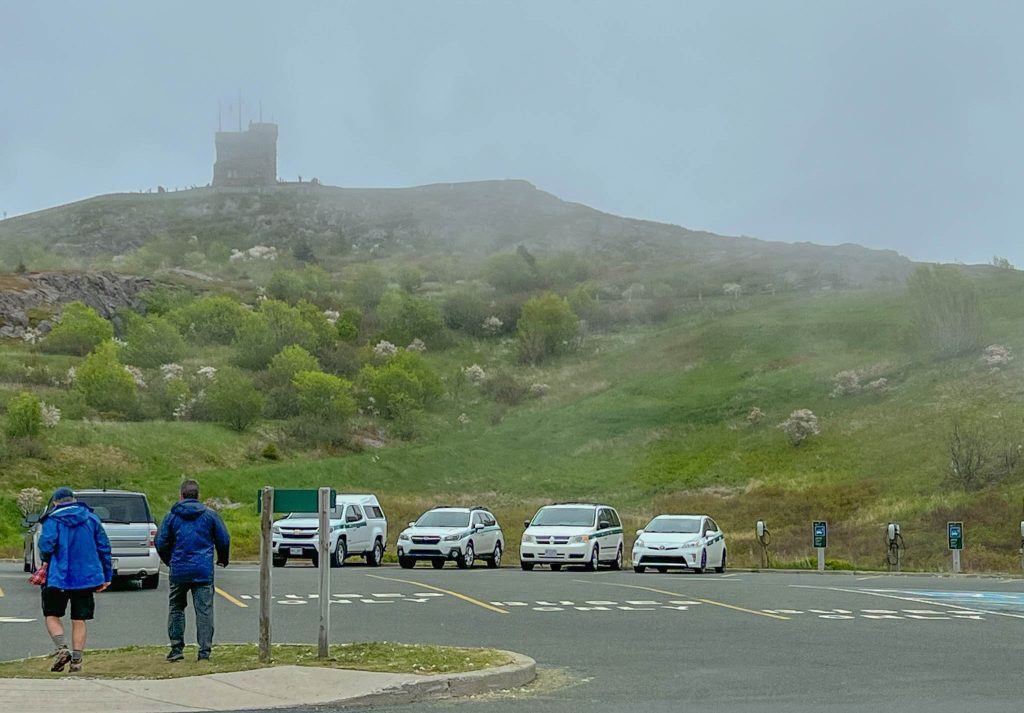 Starting point for the hike up Signal Hill