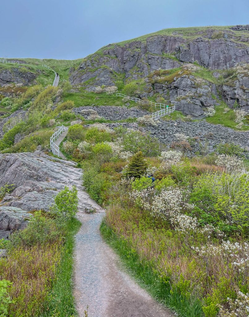 One of the trails at Signal Hill