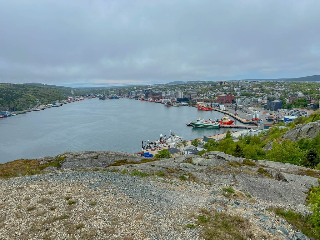 VIew of St. John's from the Trail