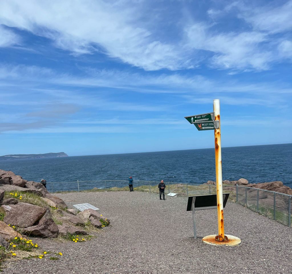 Mile Zero of the 15,000 mile Trans Canada Trail, aka The Great Trail