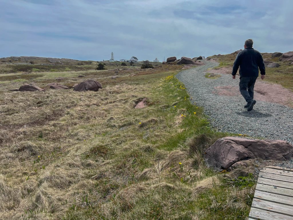 Hiking from the Trans Canada Trail back to the Cape Spear Lighthouse