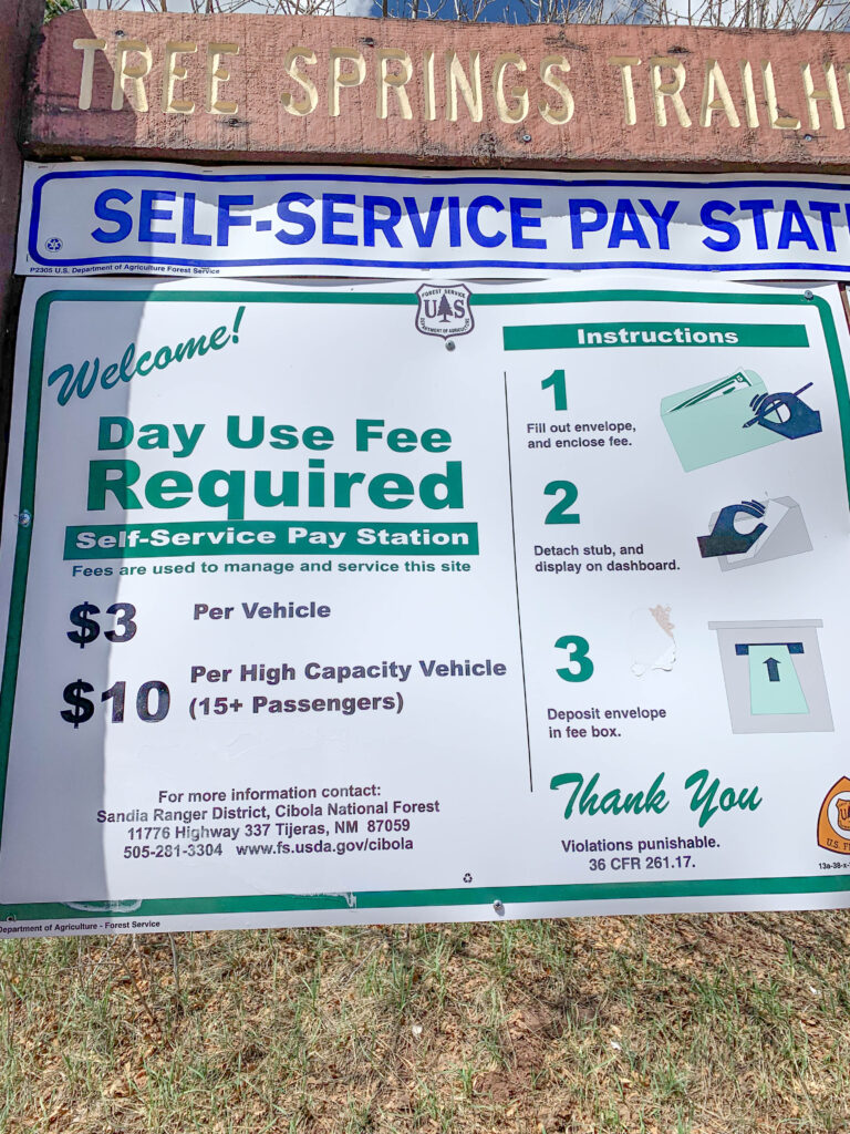 Tree Spring Trail Self-Service Pay Station