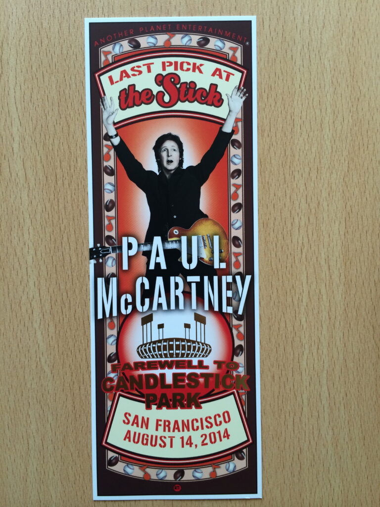 Paul McCartney's Last Pick at the Stick