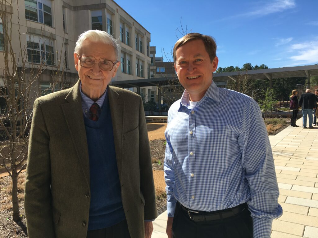 E.O. Wilson and Mark Aspelin, Biodiversity Days, Duke University, March 2, 2017