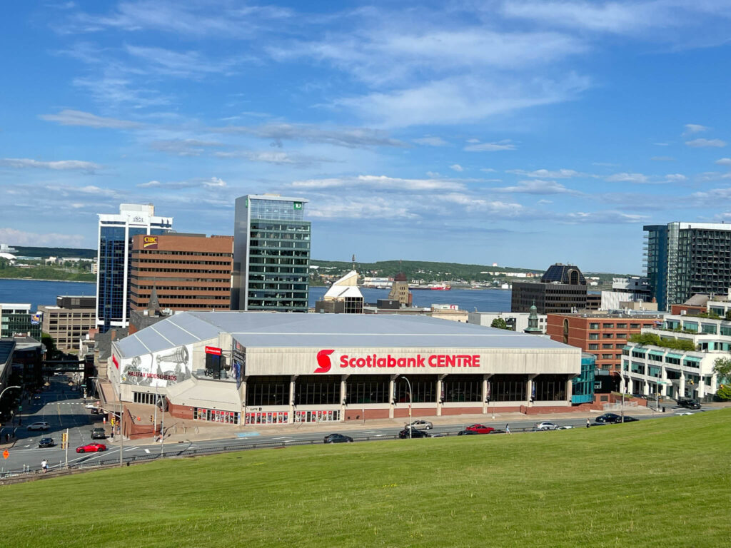 Although you can't tell from this lame photo, there are nice panoramic views of the city from the top of Citadel Hill