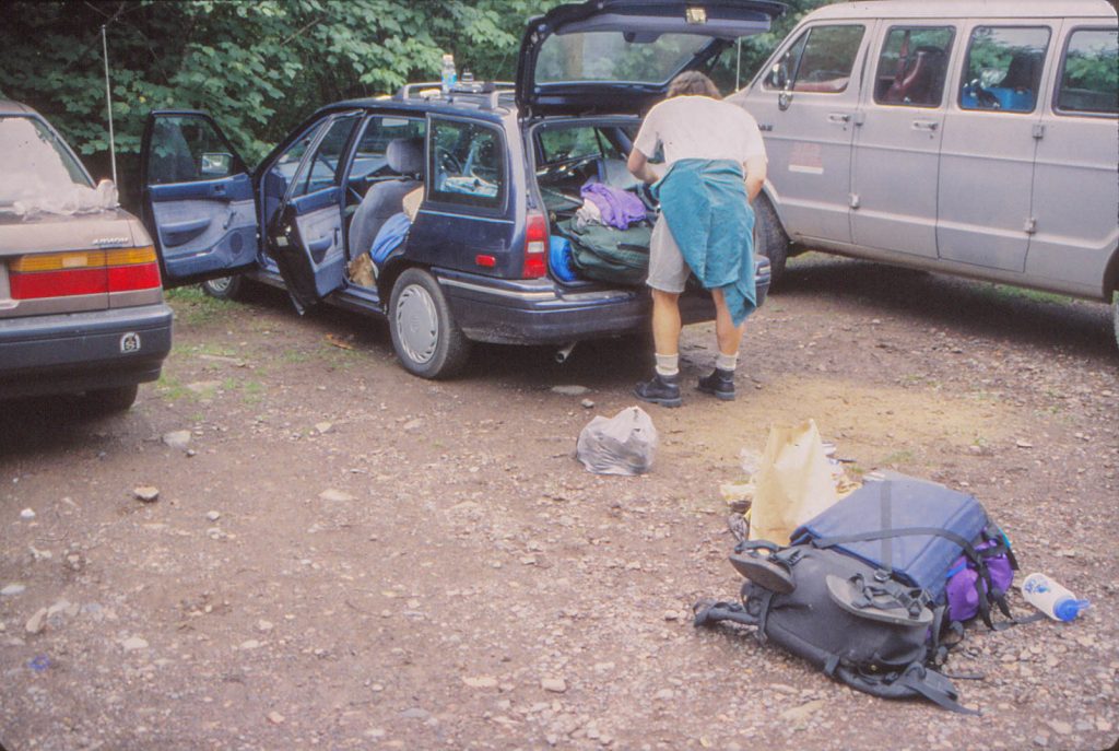 My 1994 Mercury Tracer station wagon in action ... every car lover's dream