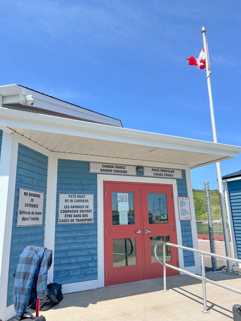 The border crossing between Canada and France