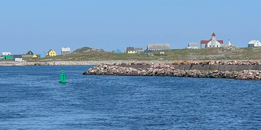  The first buildings as we arrive in Saint Pierre and Miquelon