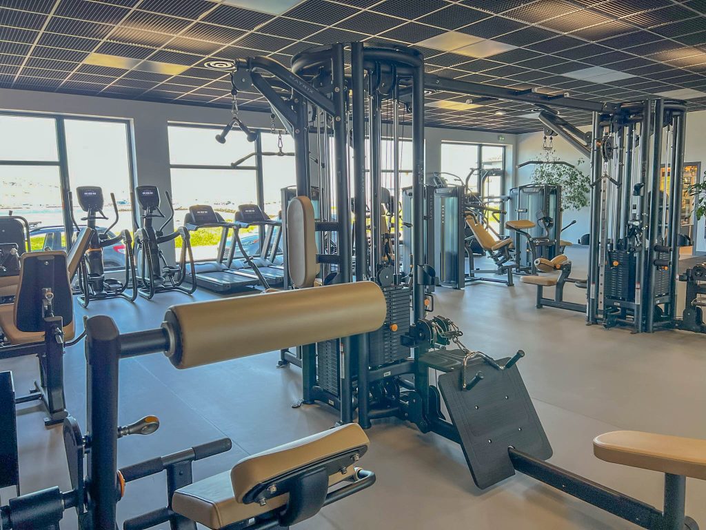One of the rooms at the hotel gym 