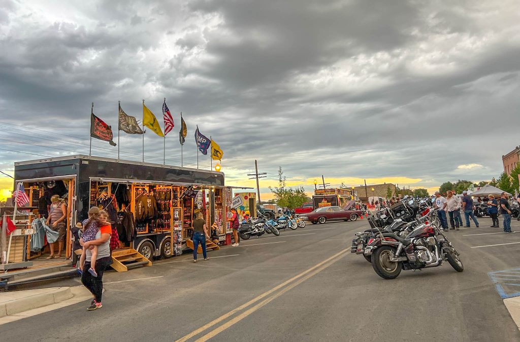 The annual Run to Raton motorcycle rally.