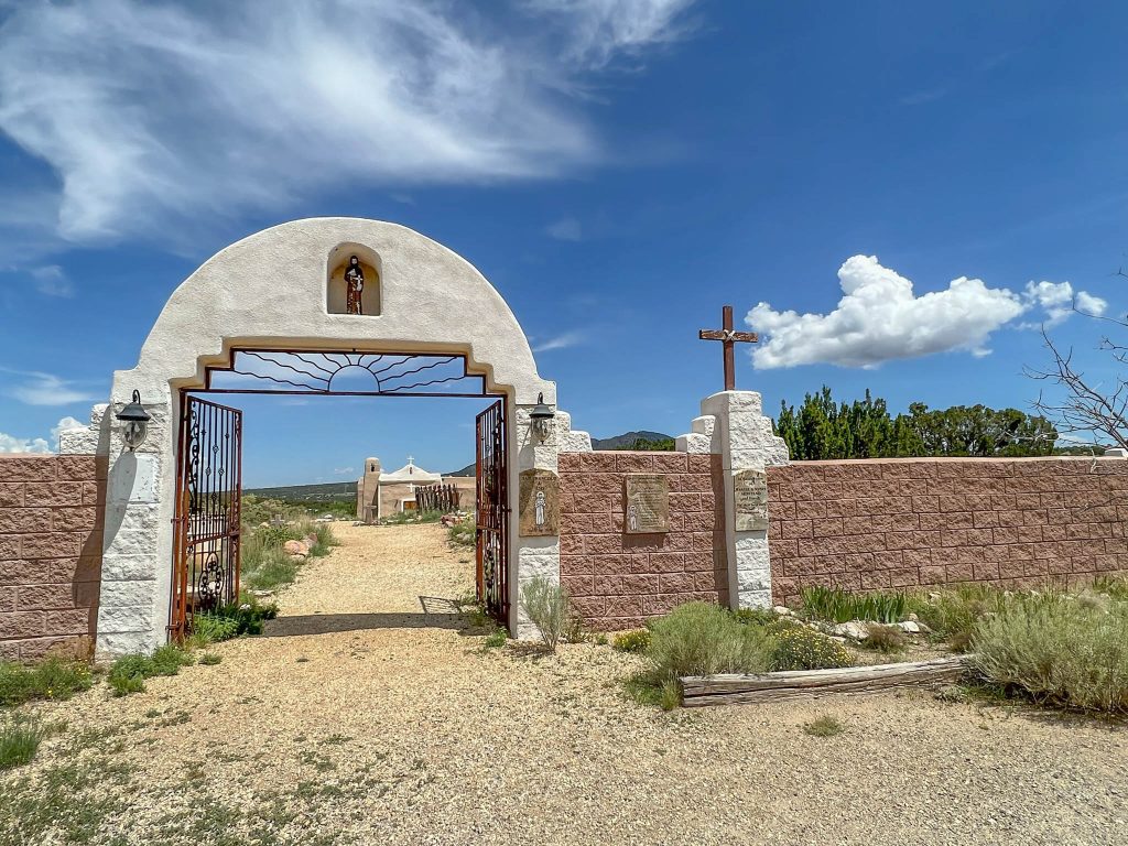 San Francisco de Asis Catholic Church in Golden, New Mexico