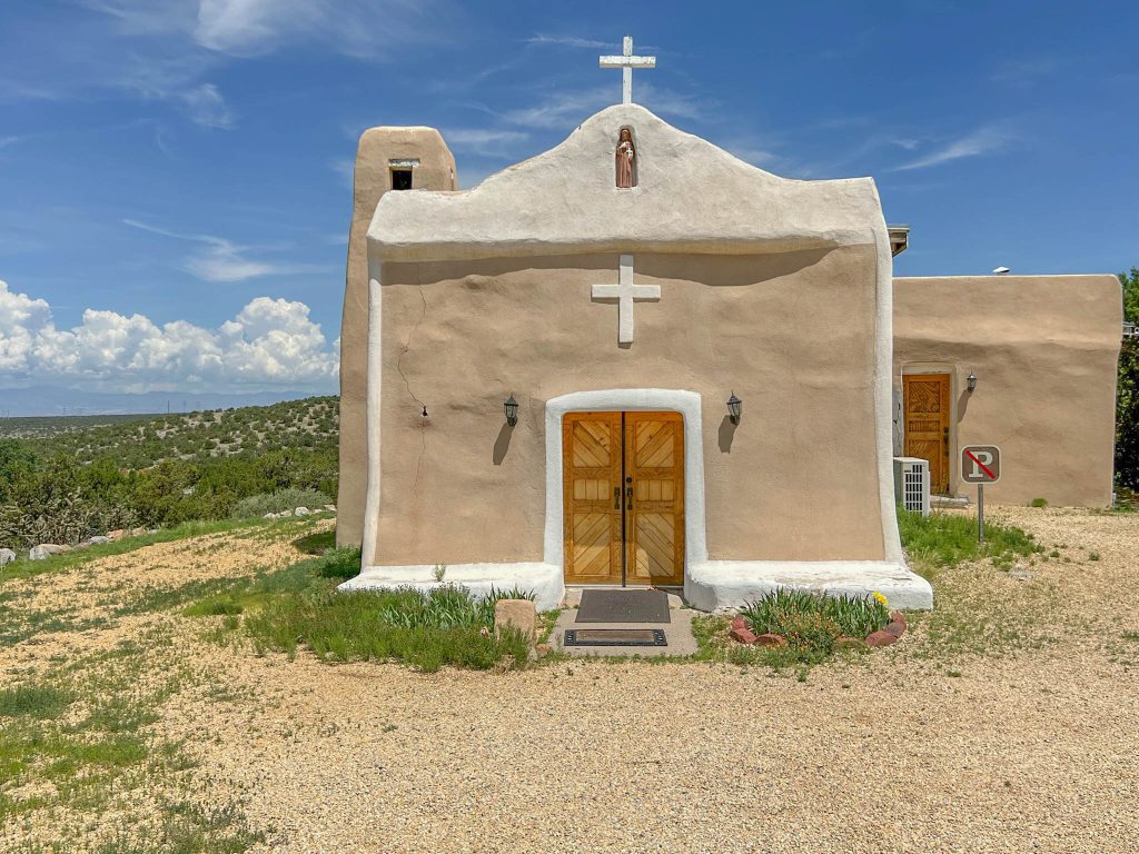 San Francisco de Asis Catholic Church in Golden, New Mexico
