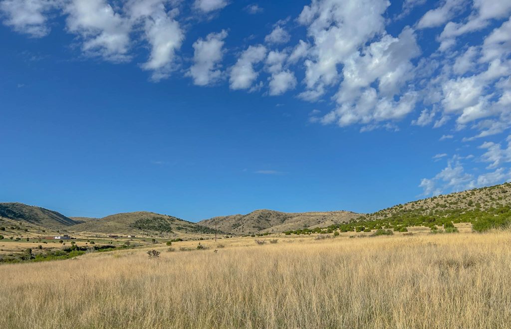 The rolling hills of Hondo, New Mexico