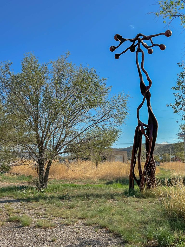 A sculpture from Tinnie, New Mexico artist, William Goodman