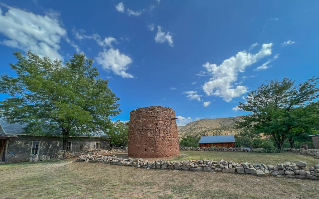 Torreon structure in Lincoln, New Mexico