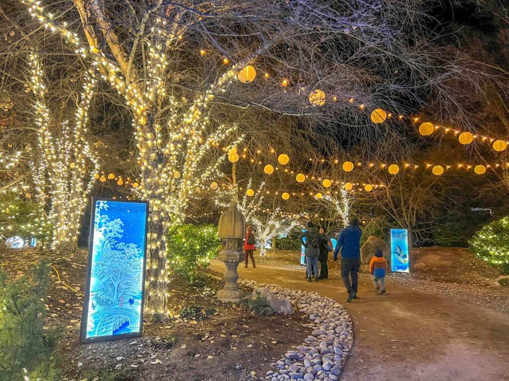 Entry to the Japanese Garden at the River of Lights