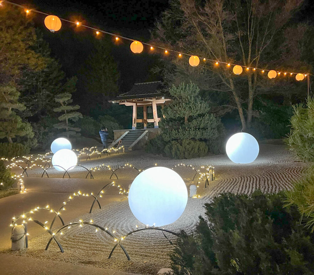The Japanese Garden at the River of Lights