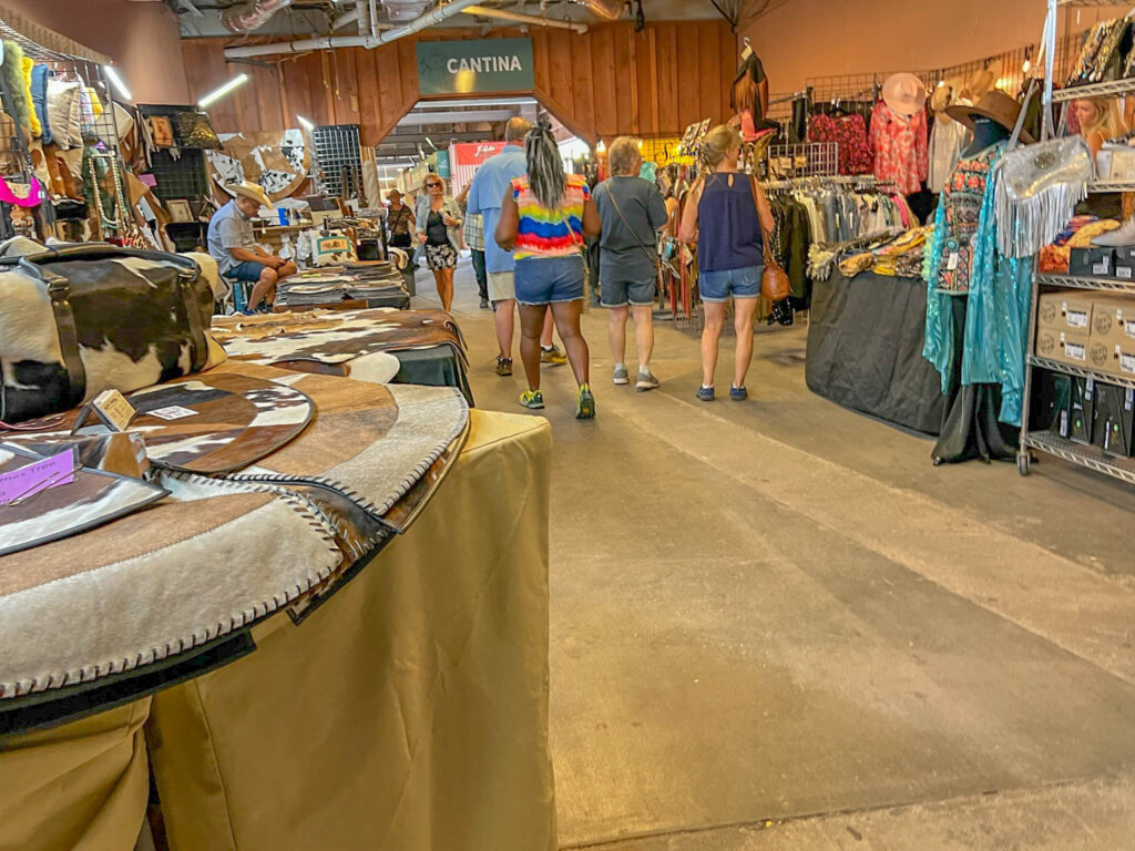 Another vendor stall at Ruidoso Downs