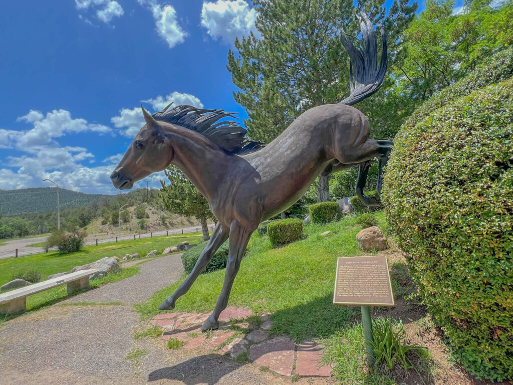 "Free Spirits at Noise Water" sculptures by Dave McGary at the Hubbard Museum of the American West in Ruidoso Downs