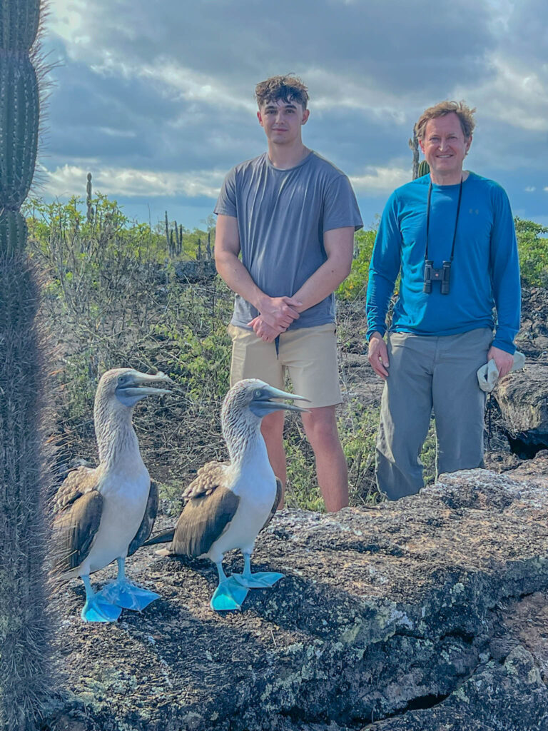 Another photo with the blue-footed boobies, just because