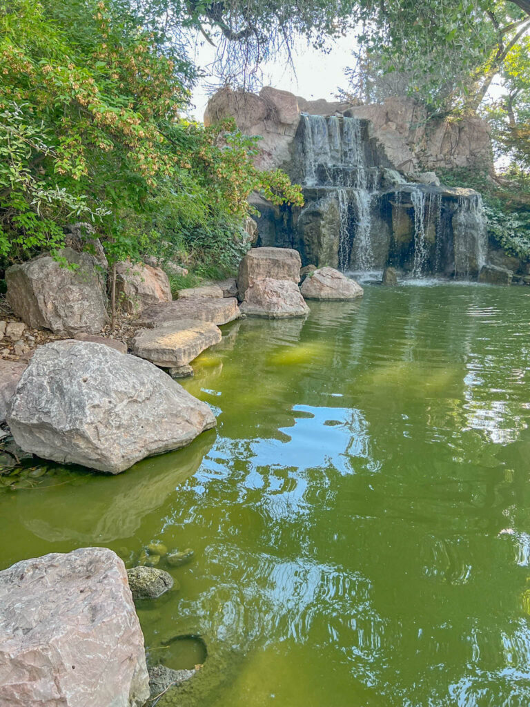 Waterfall at Japanese Garden