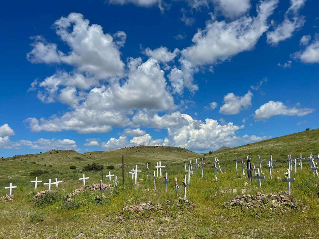 Another view of the San Jose Mission Church Cemetery