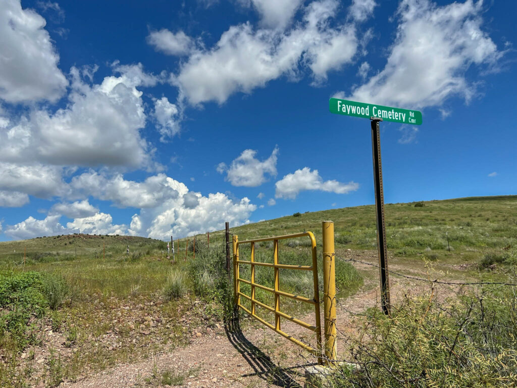 Cemetery entrance