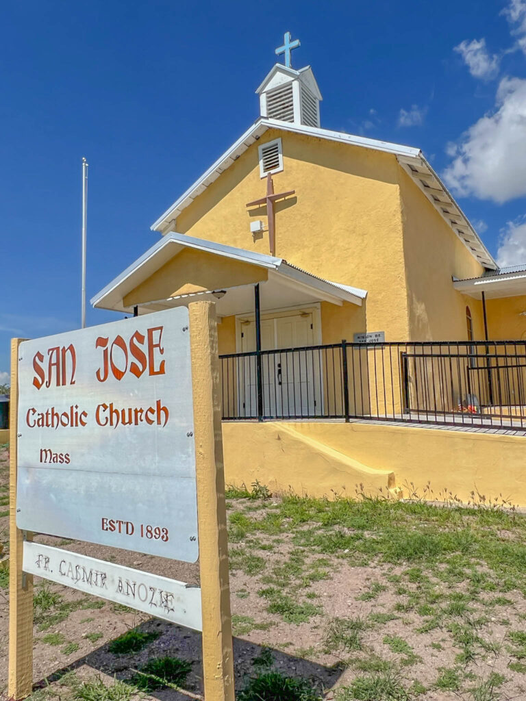 San Jose Mission Roman Catholic Church in Faywood, New Mexico