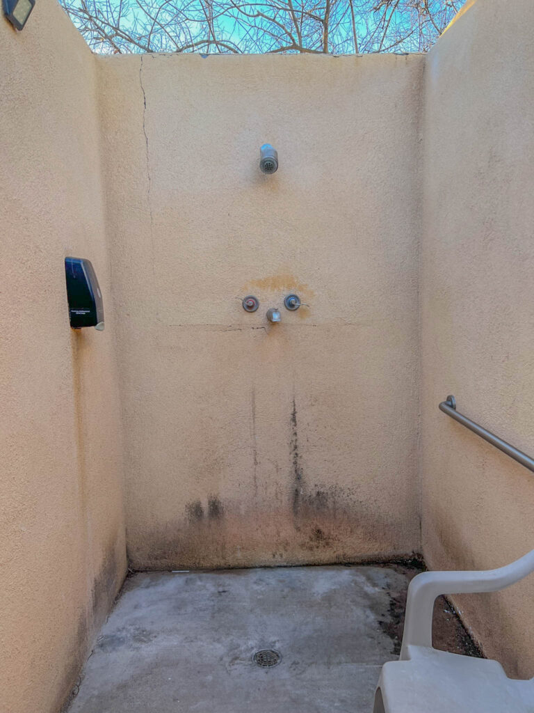 Outdoor shower