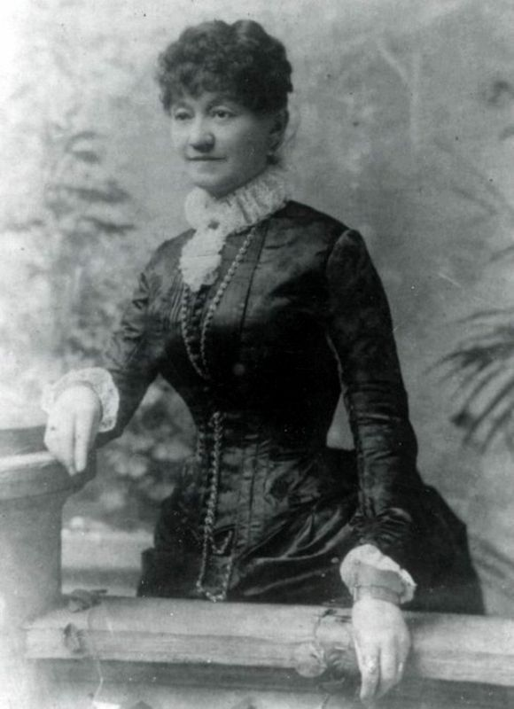 Susan McSween in the 1870s. Photographed By William F Haenn.