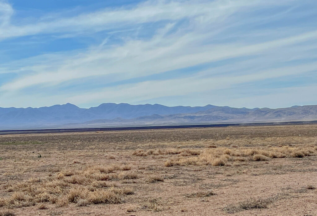 The remote landscape near Antelope Wells