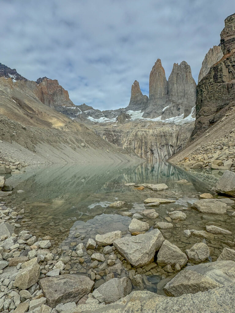 Another famous sight of within Torres del Paine National Park known as Mirador Las Torres