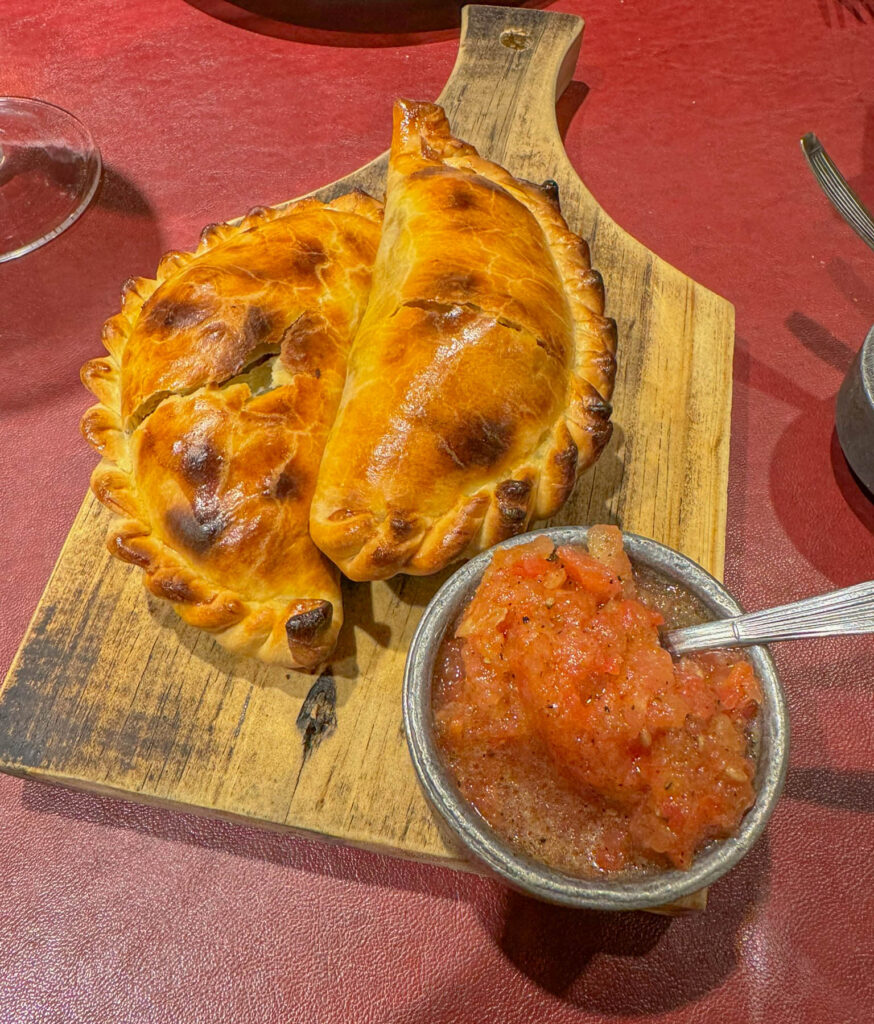 Empanadas filled with beef