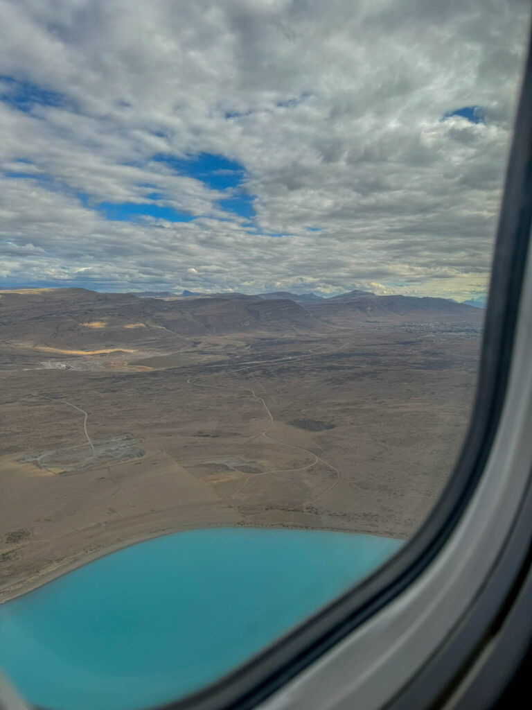 My first look at the landscape around El Calafate.