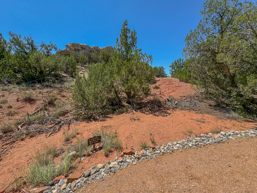 A friendly reminder that this is rattlesnake country, so stay on the trail. I'll be doing a post about New Mexico rattlesnakes in a future post.