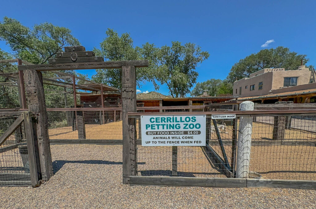 Entrance to the Cerrillos Petting Zoo