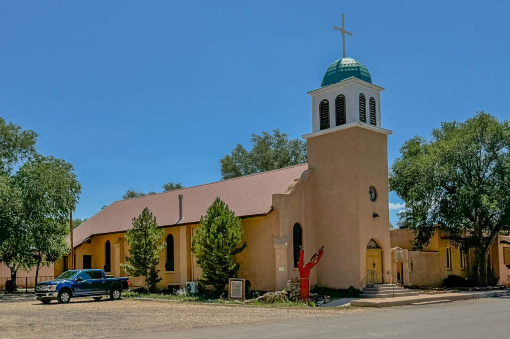 St. Joseph's Catholic Church in Cerrillos, New Mexico