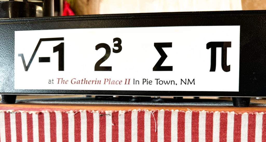 What most people do during their visit to Pie Town, New Mexico