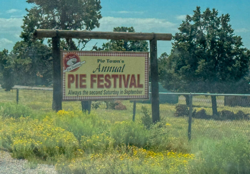 The Annual Pie Festival, held the second Saturday in September