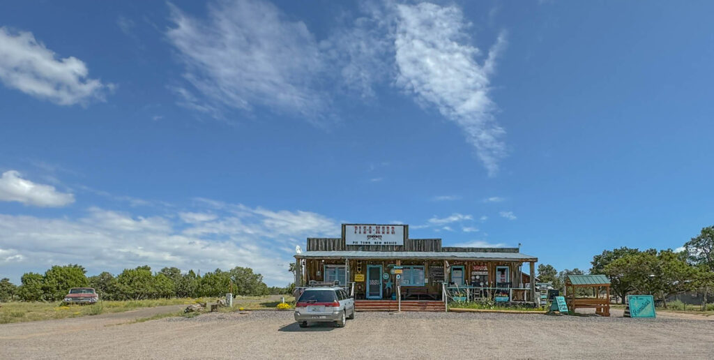 The Pie-O-Neer restaurant and gift shop in Pie Town, New Mexico