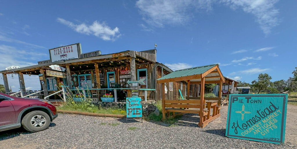 Pie-O-Neer Pie Shop, country market, and gift store in Pie Town, New Mexico