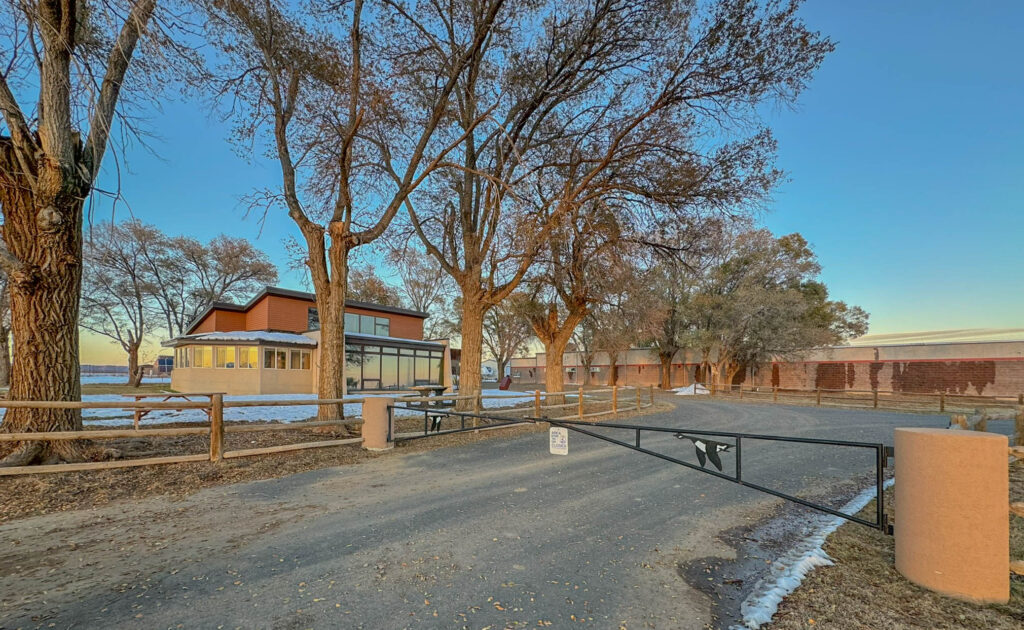 The visitor center at the Maxwell National Wildlife Refuge