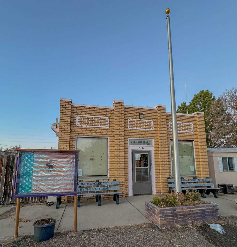 The Village Hall of Maxwell, New Mexico