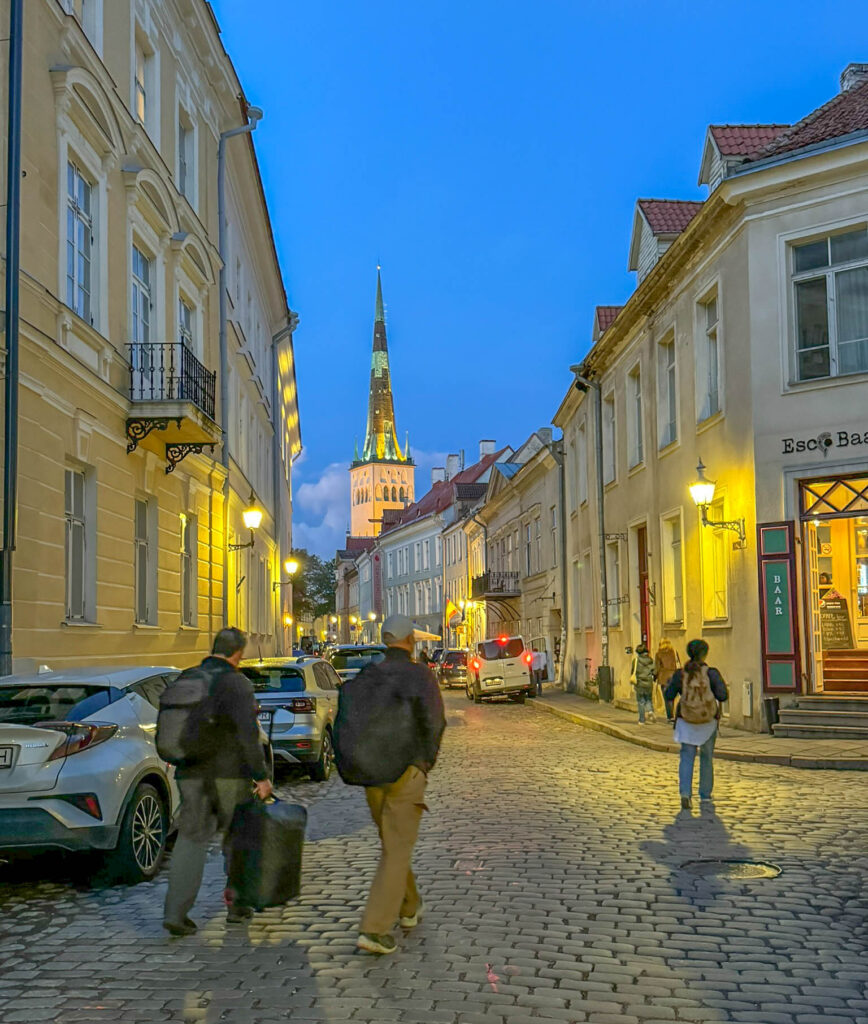 Walking through Old Town Tallinn, you'll quickly notice the charming cobblestone streets - picturesque, yes, but not exactly luggage-friendly. Those of us with wheeled luggage were rewarded with an extended farmer's carry workout.