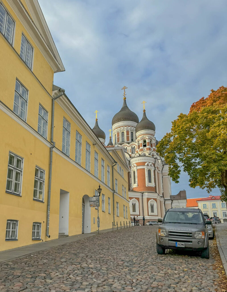 Perched on Toompea Hill in Tallinn, Estonia, the Alexander Nevsky Cathedral is a stunning example of Orthodox architecture. This Orthodox church was finished in 1900 during Estonia’s time under the Russian Empire. Built as part of the 19th-century Russification efforts, it sits directly across from Toompea Castle—a not-so-subtle reminder of Russian dominance.