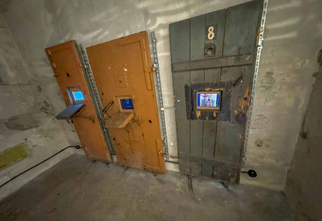 A sample of some of the KGB prison cells doors.